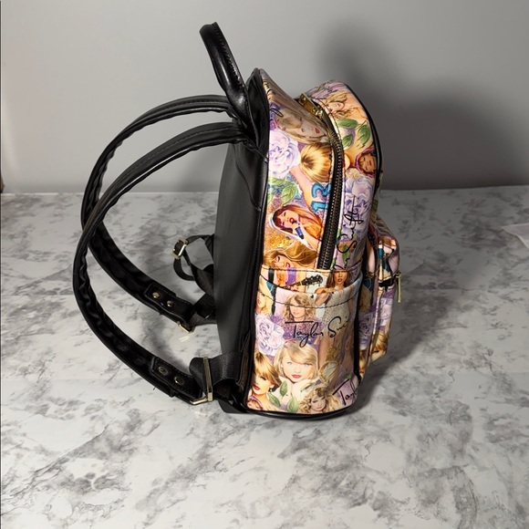 Stylish Taylor Swift Multicolor Mini Backpack Purse - Picture 2 of 12